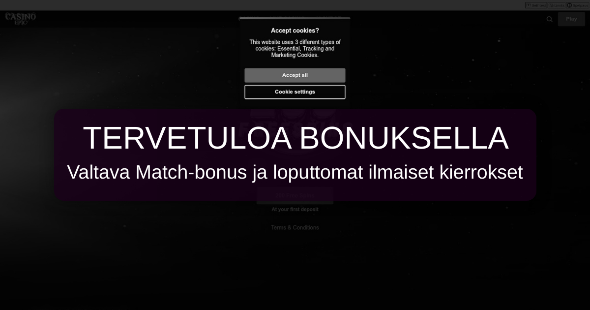Casino Epic - Paras mobiilikasiino nopeilla nostoilla 2024